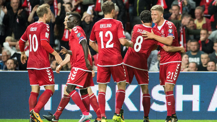 Футболисты сборной Дании