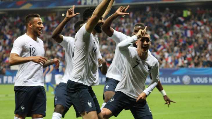 Футболисты сборной Франции
