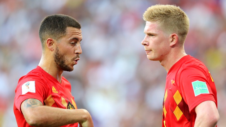 Эден Азар и Кевин Де Брейне