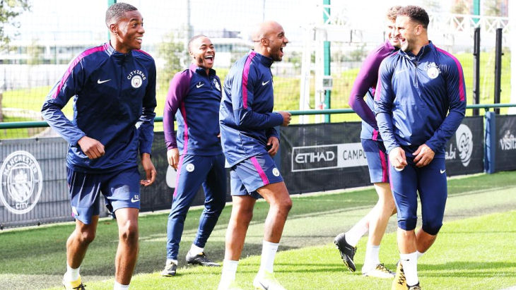 Футболисты «Манчестер Сити» проводят тренировку в США