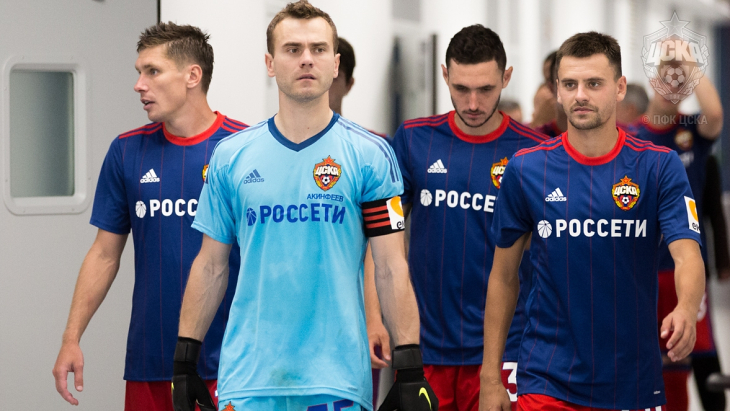 Футболисты ЦСКА