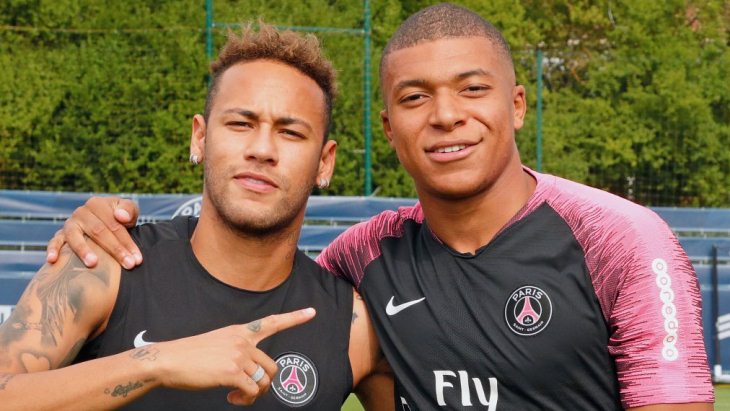 Неймар и Килиан Мбаппе