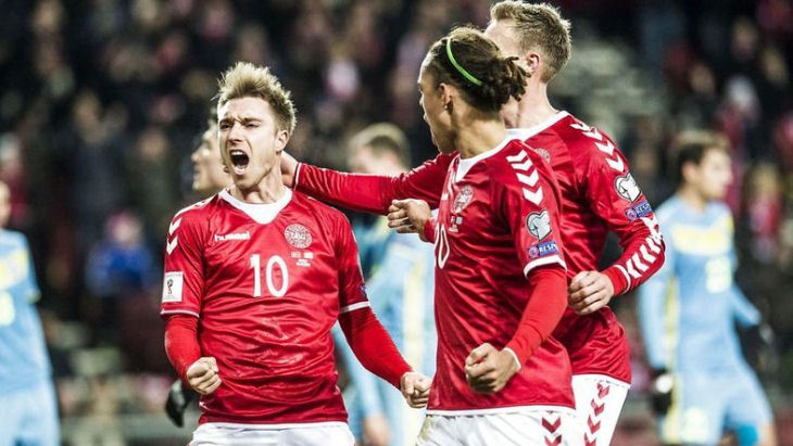 Футболисты сборной Дании