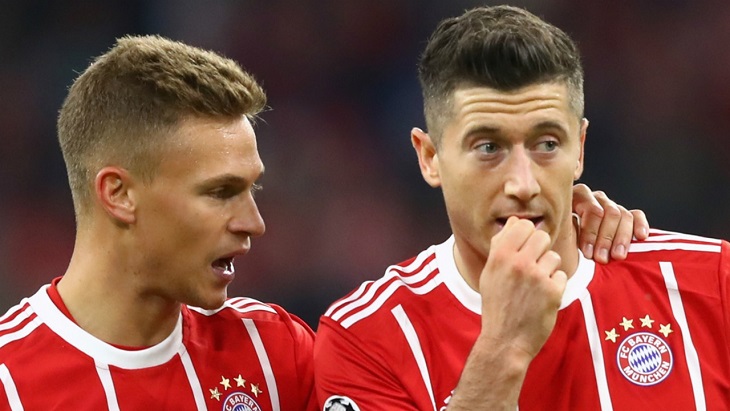 Йозуа Киммих и Роберт Левандовский