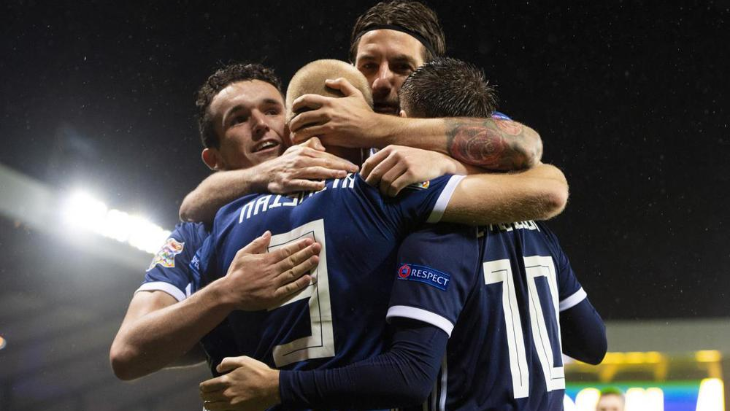 В первом матче Шотландия победила Албанию 2:0