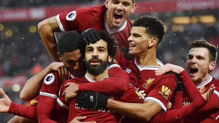 Салах и его партнеры по команде