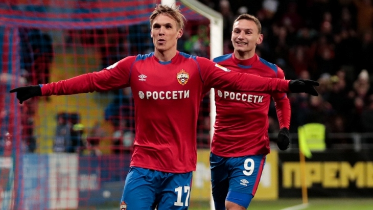 Футболисты ЦСКА