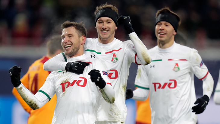 Футболисты «Локомотива»