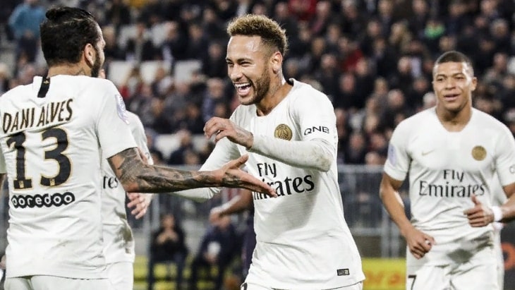 Неймар не поможет «ПСЖ» в выездном поединке