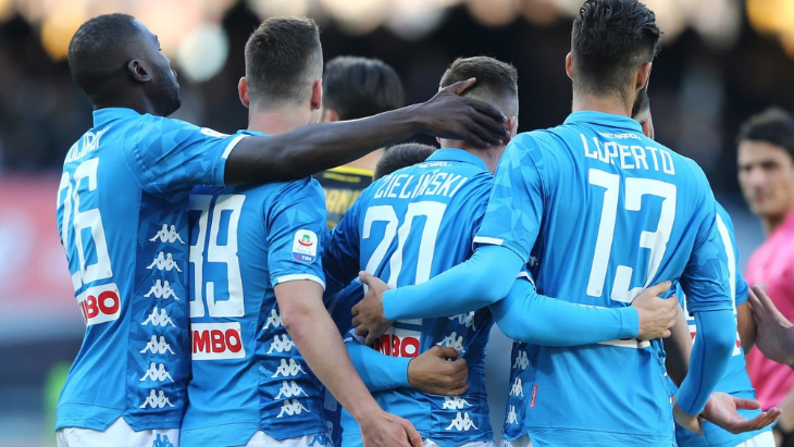 «Наполи» уверенно занимает второе место в Серии А