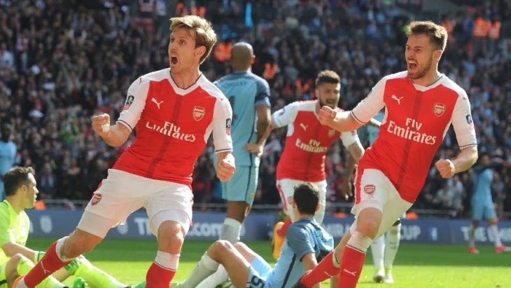 Радость футболистов «Арсенала»