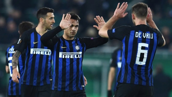 Футболисты «Интернационале»