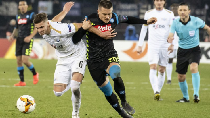 В первом матче «Наполи» выиграл 3:1 на выезде