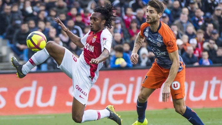 Жельсон Мартинс в матче с «Монпелье»