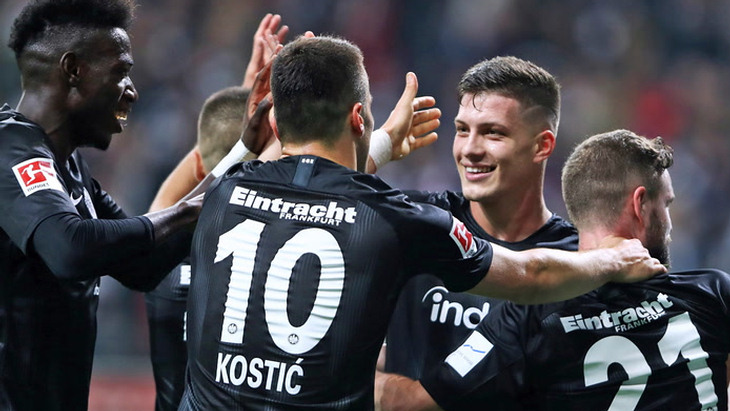 Футболисты «Айнтрахта»