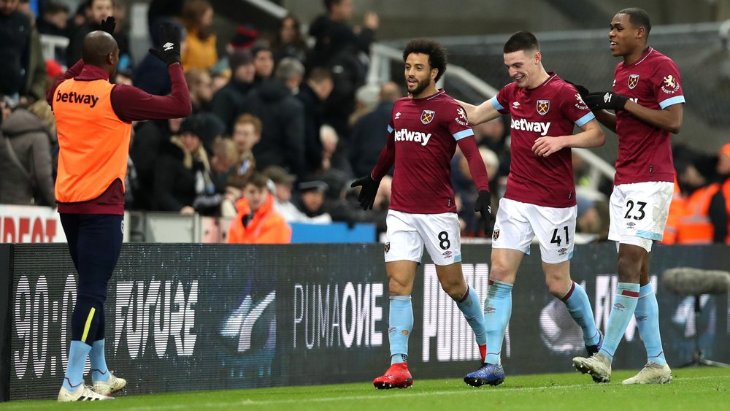 «Вест Хэм» занимает место в верхней части таблицы