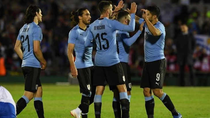 Футболисты сборной Уругвая