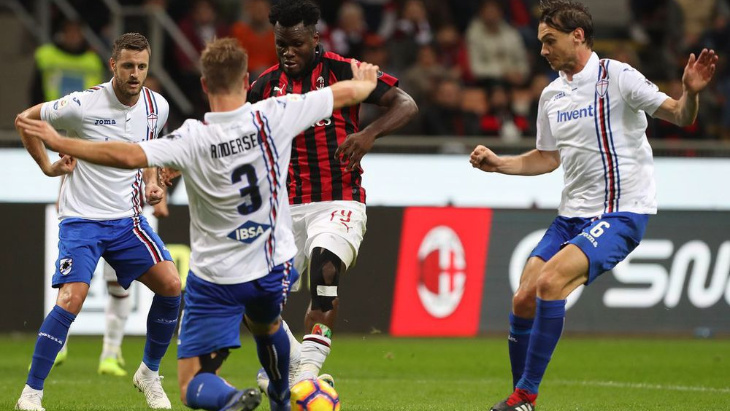 «Милан» после прошлого тура опустился на 4-е место