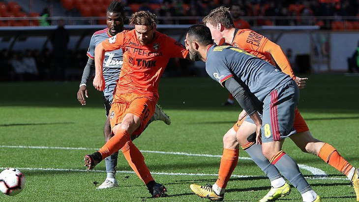 «Урал» — «Арсенал» Тула: фрагмент матча чемпионата