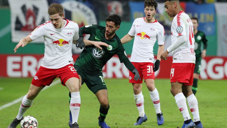 «Вольфсбург» занимает шестое место в зоне ЛЕ