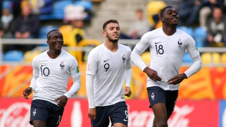 Слева направо: Мусса Диаби, Амин Гуири и Юссуф Фофана