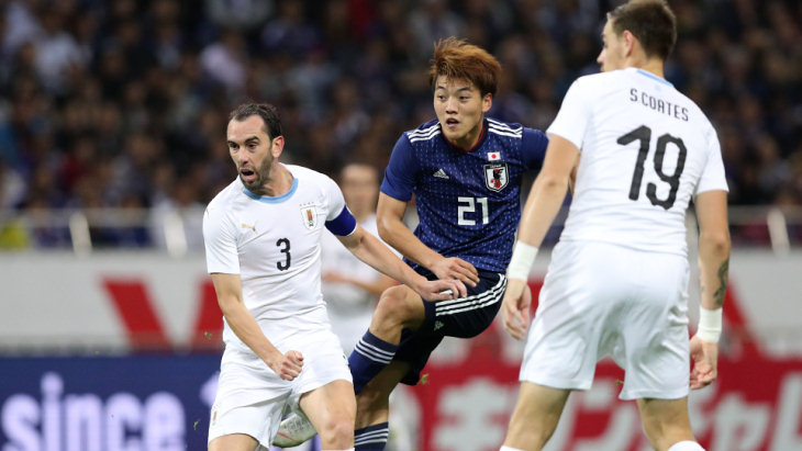 Япония — Уругвай: фрагмент матча 2018 года