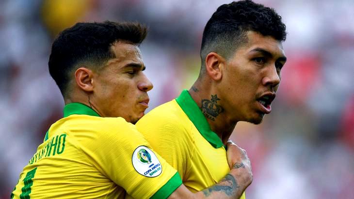 Филиппе Коутиньо и Роберто Фирмино