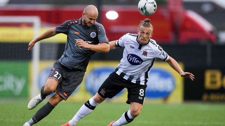 Фрагмент матча в Ирландии