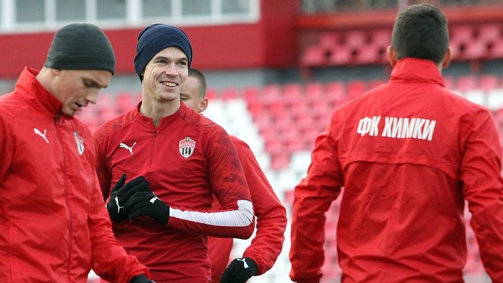 Футболисты «Химок»