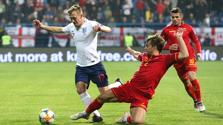 Англия — Черногория