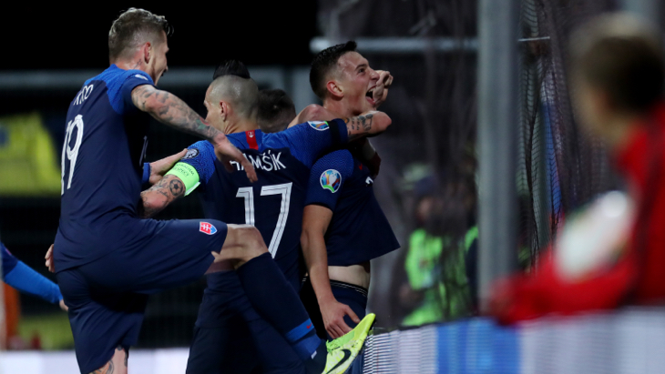 Игроки сборной Словакии