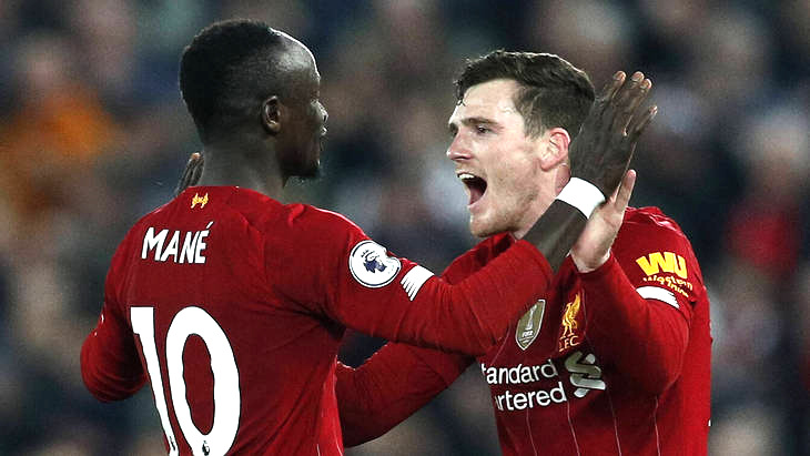 Садио Мане и Эндрю Робертсон