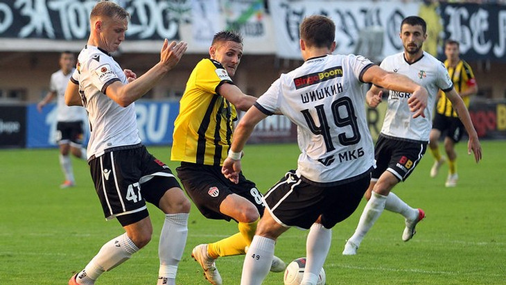 Фрагмент матча чемпионата