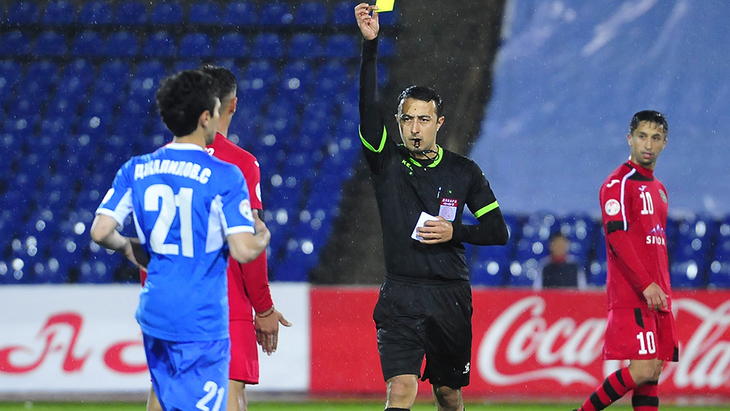 Фрагмент матча чемпионата Таджикистана