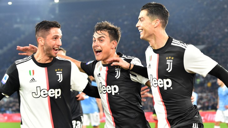 Родриго Бентанкур, Пауло Дибала и Криштиану Роналду