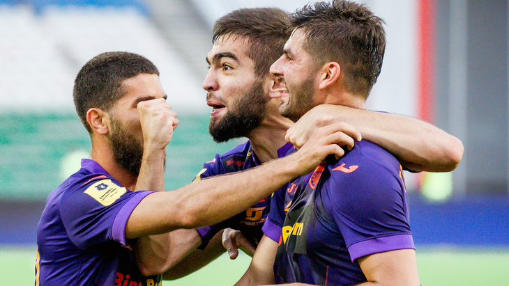 Футболисты «Уфы»