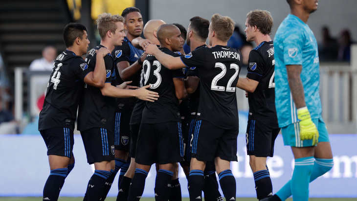 Футболисты «Сан-Хосе Эрткуэйкс»