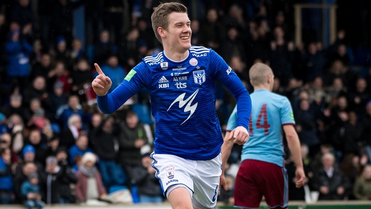 Йоннес Бьярталид забил уже десять голов в этом первенстве