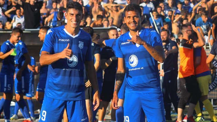 Футболисты «Дриты»