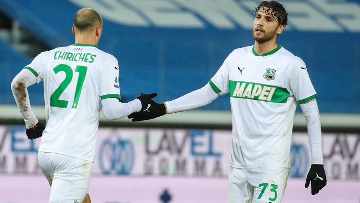 «Сассуоло» занимает шестое место