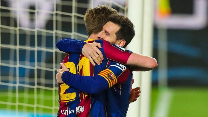 Френки де Йонг и Лионель Месси