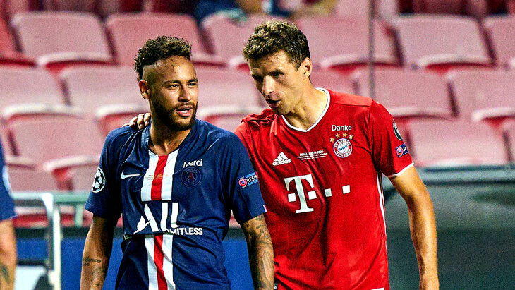 Неймар и Томас Мюллер