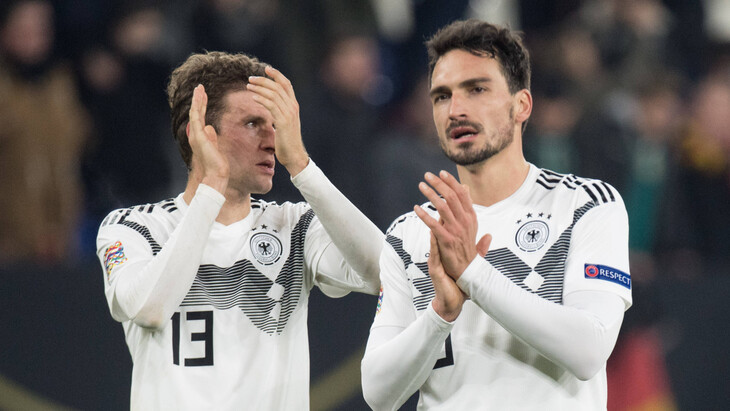 Томас Мюллер и Матс Хуммельс