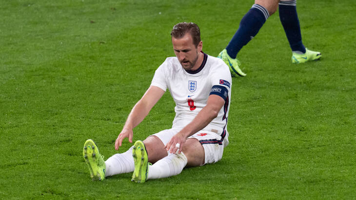 Сборная Англии забила один гол и нанесла три удара в створ в двух матчах Евро-2020