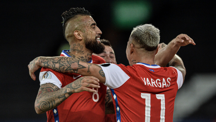 Футболисты сборной Чили