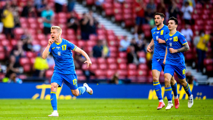 Сборная Украины в четырех матчах забила шесть мячей