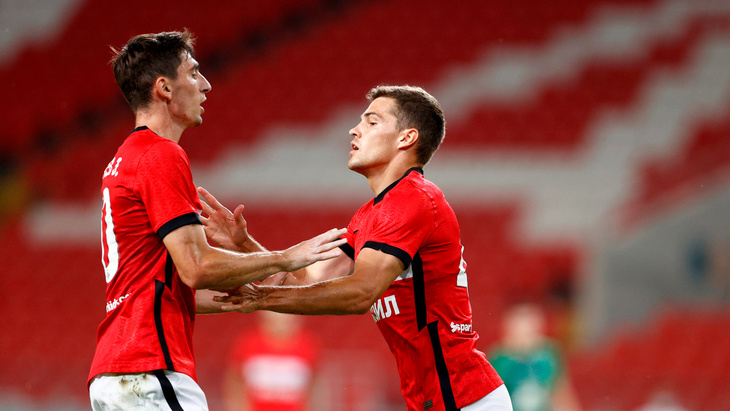 «Спартак» в четырех последних матчах забил 14 мячей