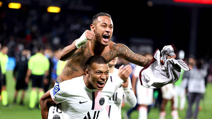 Неймар и Килиан Мбаппе