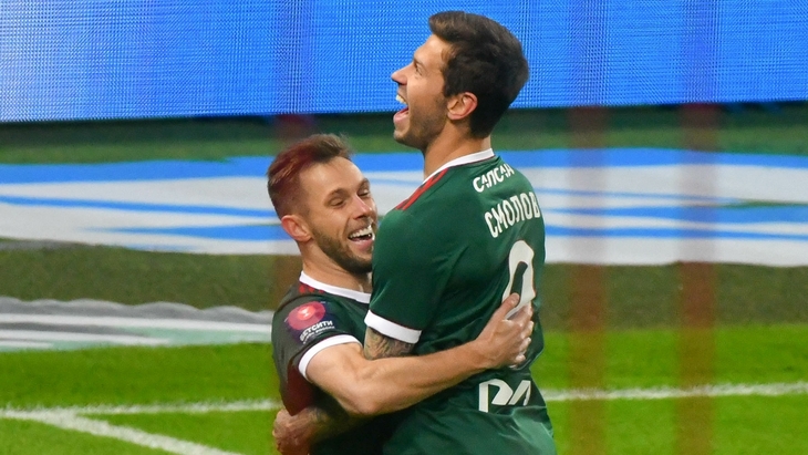 Футболисты «Локомотива»