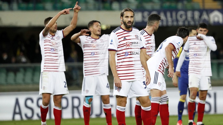 «Кальяри» идет на предпоследнем месте